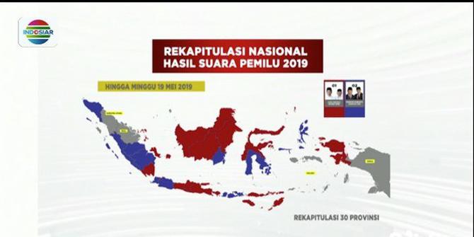 KPU: Rekapitulasi Suara Pemilu 2019 Tinggal Empat Provinsi