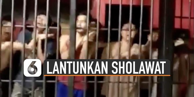 VIDEO: Viral Para Tahanan Lantunkan Sholawat di Balik Jeruji Besi