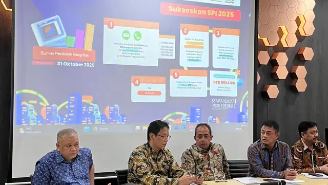 Menteri Keuangan Purbaya Yudhi Sadewa saat konferensi pers, Jumat, (24/10/2025). (Foto: Liputan6.com/Gagas YP)