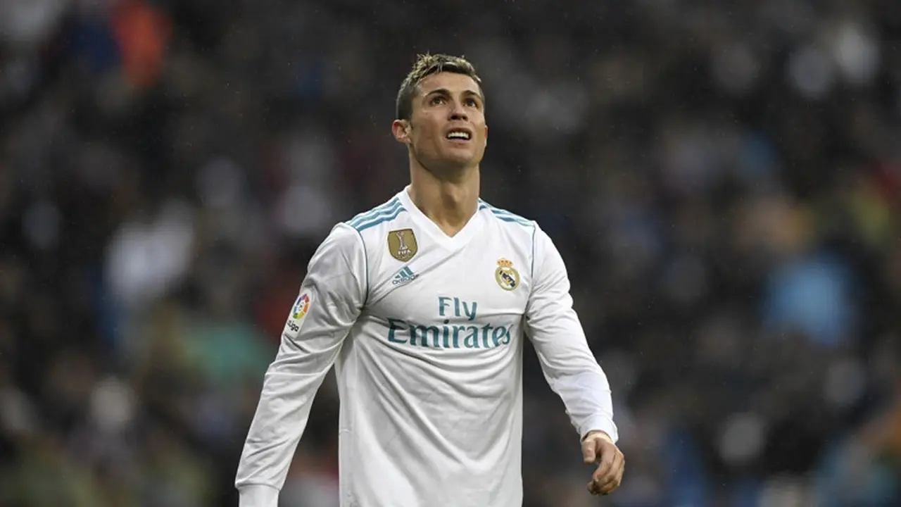 Penyerang Real Madrid, Cristiano Ronaldo