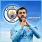 Ilustrasi Bernardo Silva di Manchester City. (Bola/AFP/Gemini)