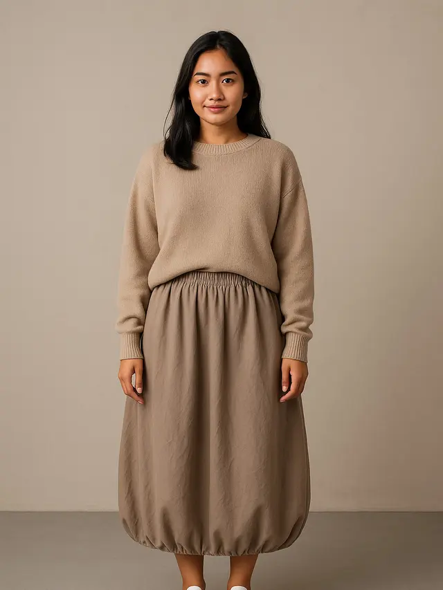 Rok Balon Panjang Cocok dengan Baju Apa? Ini 8 Rekomendasinya