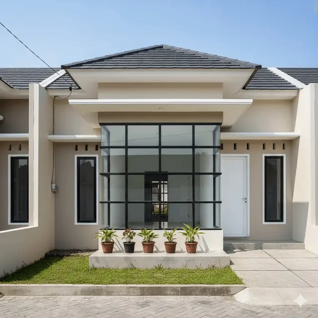 Rumah Kecil di Lahan 10×15 M Sederhana Tapi Lega by Gemini