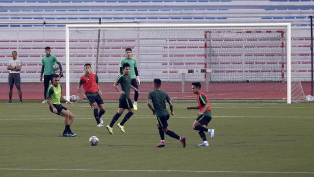 Latihan Timnas Indonesia U-22