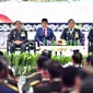 Presiden Joko Widodo atau Jokowi memimpin Rapat Pimpinan TNI-Polri Tahun 2024 di Markas Besar TNI, Cilangkap, Jakarta. (Merdeka.com/Muhammad Genantan Saputra)