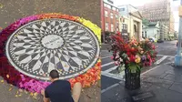 Kreatif, Pria Ini Mempercantik Kota dengan Keranjang Sampah