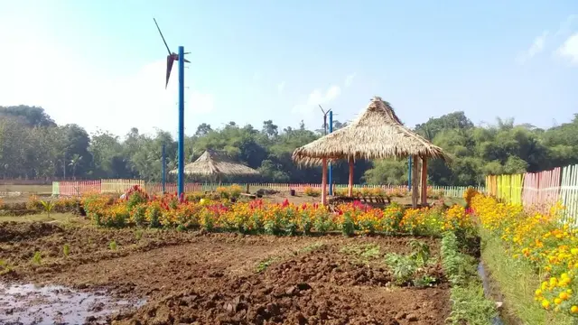Kampung Kitiran, Banjarnegara masih dalam tahap persiapan. (Foto: Liputan6.com/Dimas/Muhamad Ridlo).
