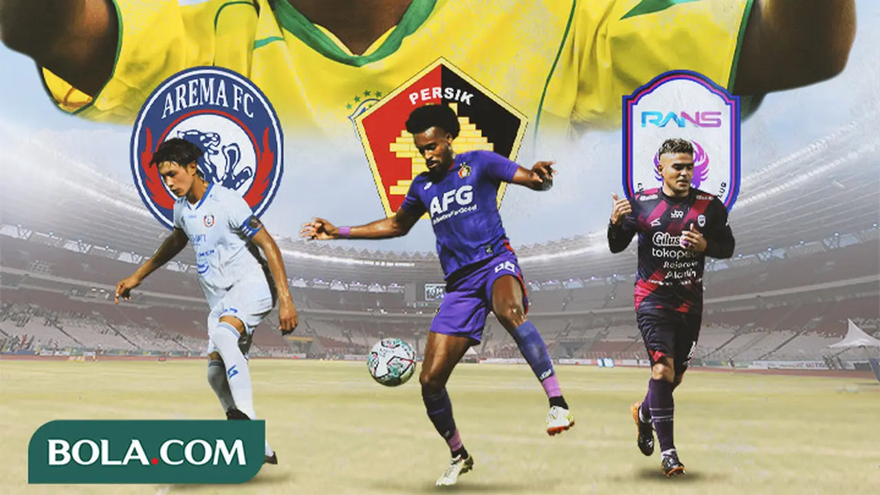 Ilustrasi - Ronaldinho dan Arema FC, Persik Kediri, Rans Nusantara