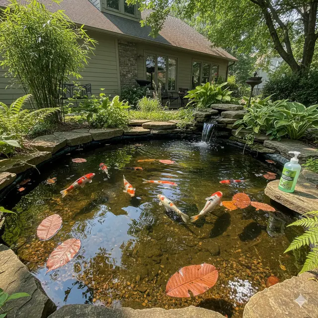 Kolam ikan outdoor (Foto: Gemini AI)