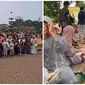 Viral Keluarga Besar Hadiri Wisuda Sambil Piknik. (Sumber: TikTok/@ferantinoo)