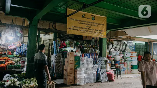 Sosialisasi Harga Minyak Goreng Bersubsidi di Pasar