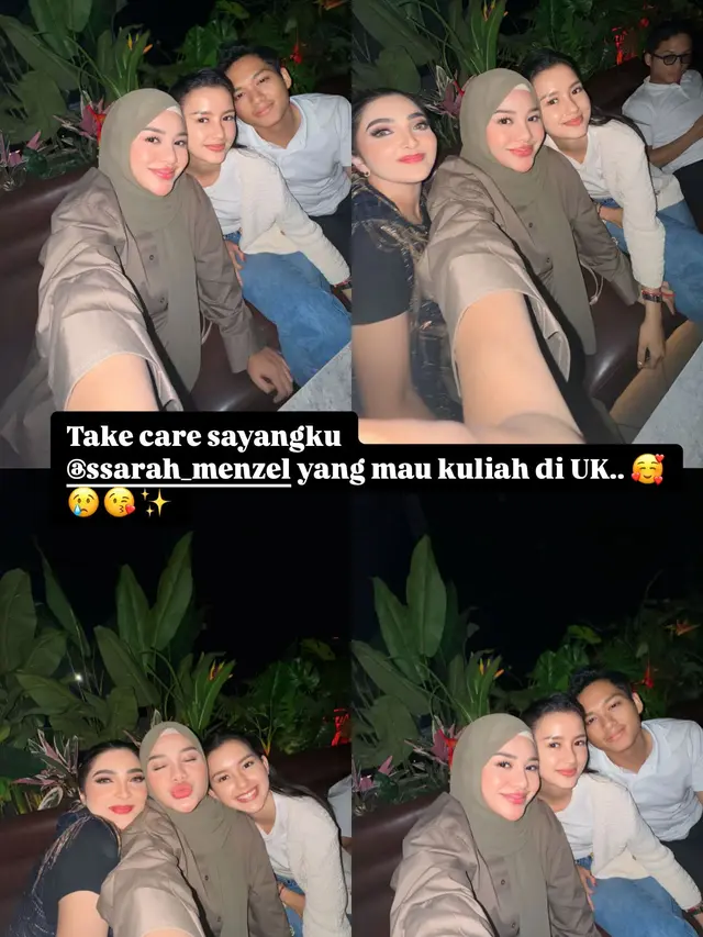 Gaya Kasual Romantis Sarah Menzel dan Azriel Hermansyah Sebelum Resmi LDR, Kompak Pakai Outfit Senada