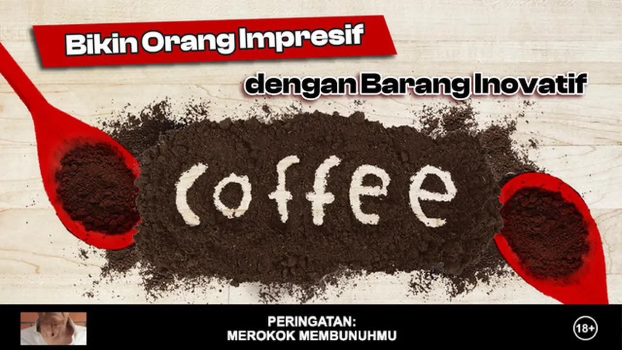 Ilustrasi ampas kopi