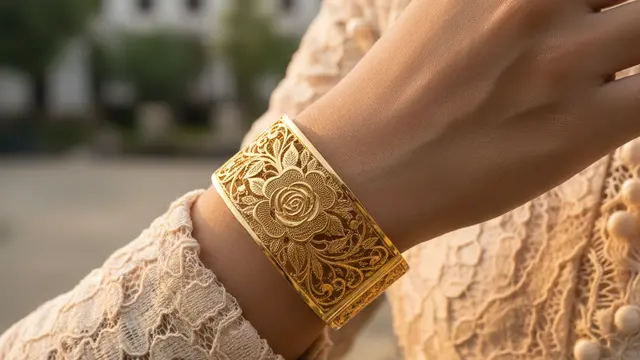 Model Gelang Emas Elegan Untuk Ibu 45 Tahun Ke Acara Formal