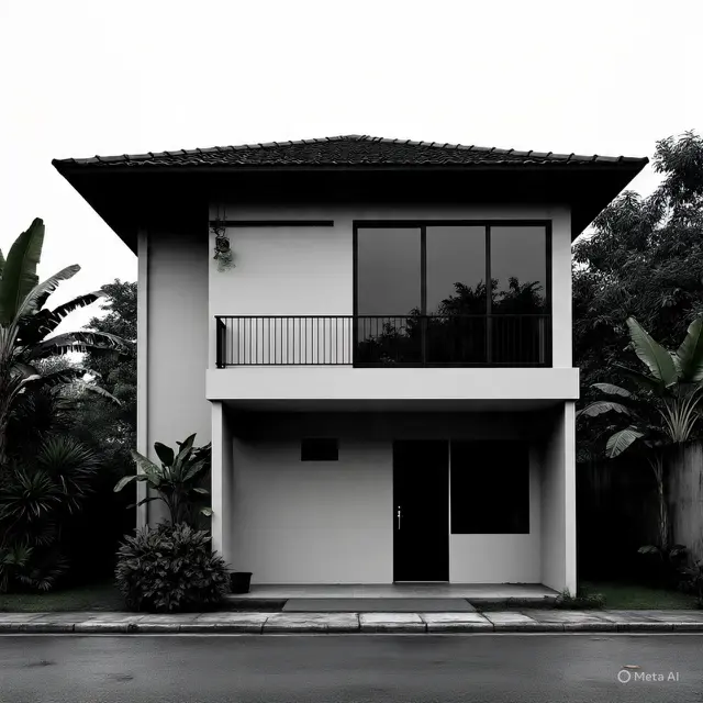 Rumah Sederhana di Gang Sempit Tanpa Pekarangan Budget Minim. Gemini