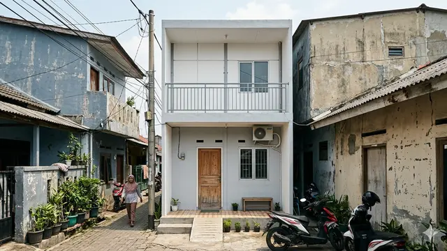 Rumah 2 Lantai Double Decker