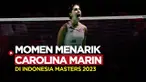 Berita video momen Carolina Marin, pebulutangkis asal Spanyol berteriak usai kalahkan wakil Denmark, Line Christophersen di Indonesia Masters 2023, Jumat (27/1/2023).