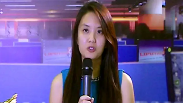 Sylvia Pengunjung dan Peserta Presenter di Indonesia Broadcaster Expo 2013