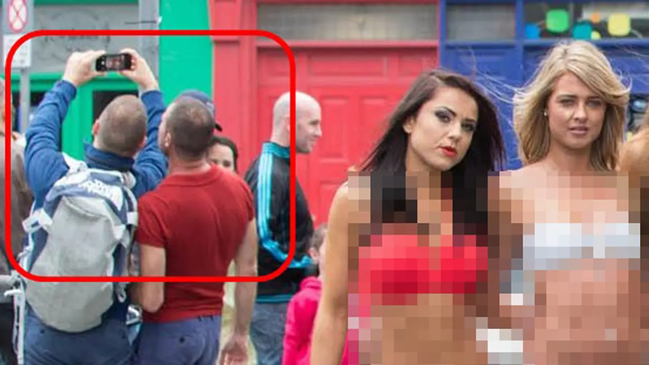Selfie di Belakang Belasan Wanita Seksi jadi Viral di FB