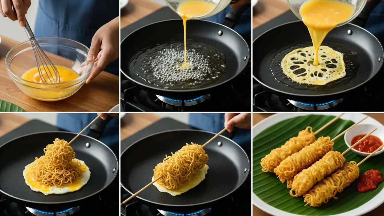 4 Tips Membuat Telur Gulung Bihun Tidak Berantakan ala Jajanan Kaki Lima, Anti Gagal