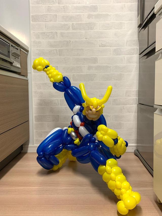 6 Kreasi Seni Balon Bentuk Karakter Anime My Hero Academia Ini Unik Banget