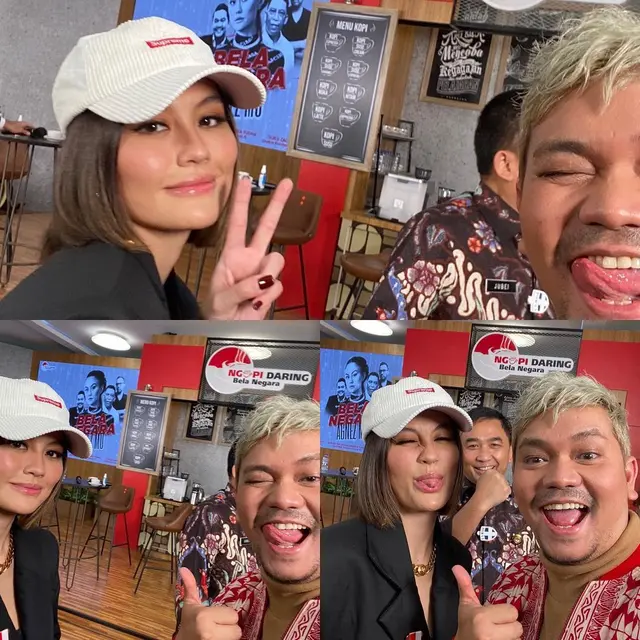 Indra Bekti dan Agnez Mo