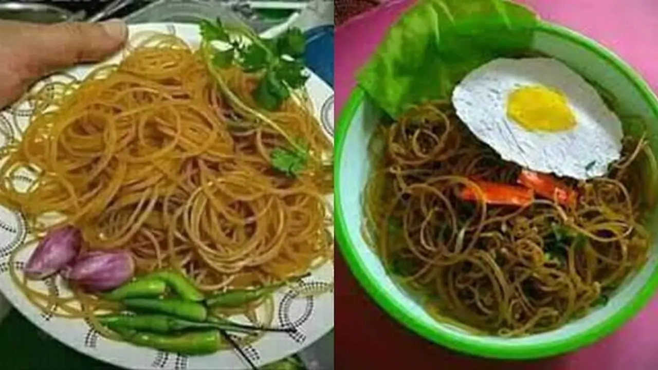 6 Imajinasi Makan Mi Goreng Padahal Karet Gelang Ini Bikin Tepuk Jidat