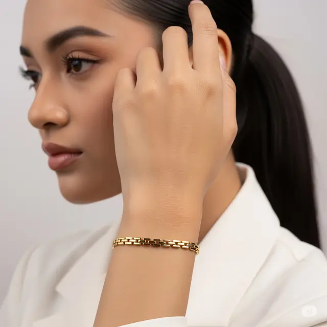 Model Gelang Dubai Simpel yang Elegan. Foto: Gemini