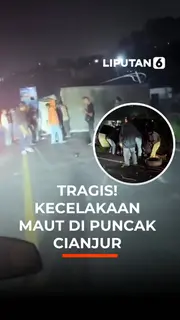 Tragis! Kecelakaan Maut di Puncak Cianjur