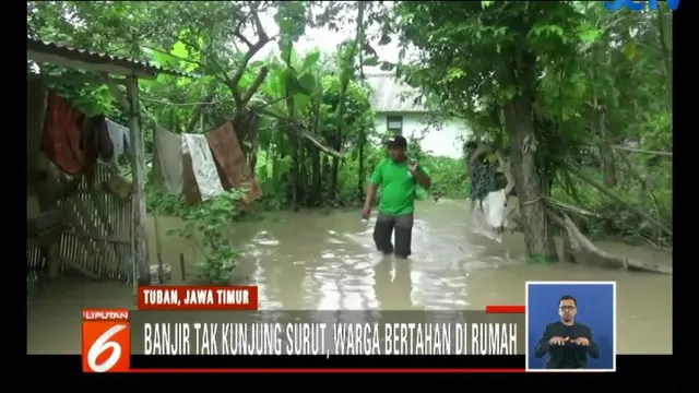 Warga korban banjir berharap ada bantuan dari pemerintah untuk membantu mereka menyambung hidup selama banjir melanda.