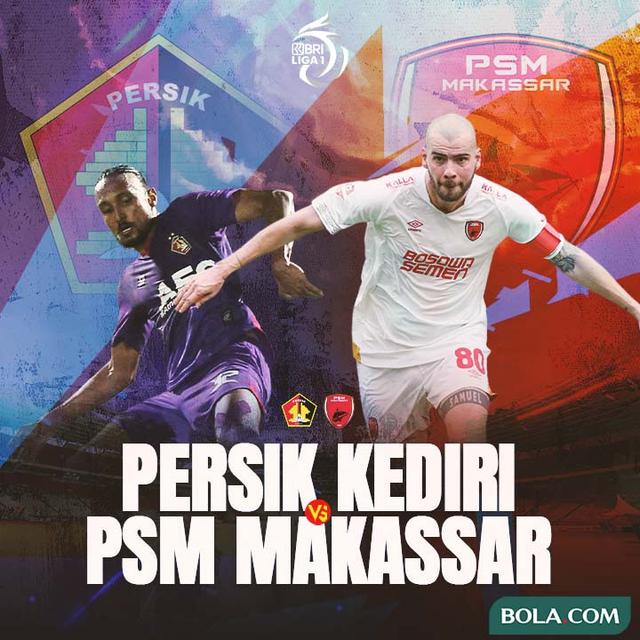 Liga 1 - Rohit Chand Vs Wiljan Pluim - Persik Kediri Vs PSM Makassar