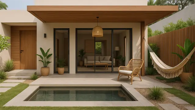 Rumah Sederhana Nuansa Resort (Foto: ChatGPT)