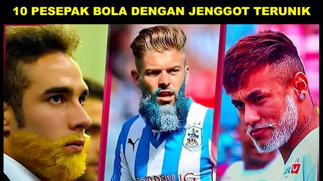 Video pemain sepak bola dengan jenggot terunik, salah satunya Neymar sebelum ke Barcelona dia pernah berjenggot.