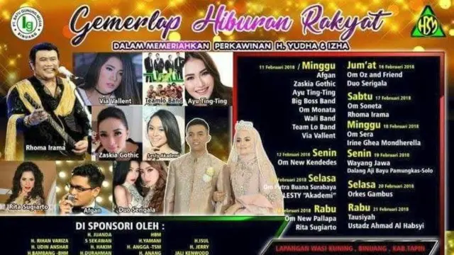 [Bintang] Heboh, Anak Raja Tambang Batu Bara Gelar Pesta Pernikahan 10 Hari 10 Malam