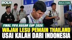 Wajah Lesu Pemain Thailand Usai Kalah dari Indonesia di Final FIFA ASEAN Cup 2026
