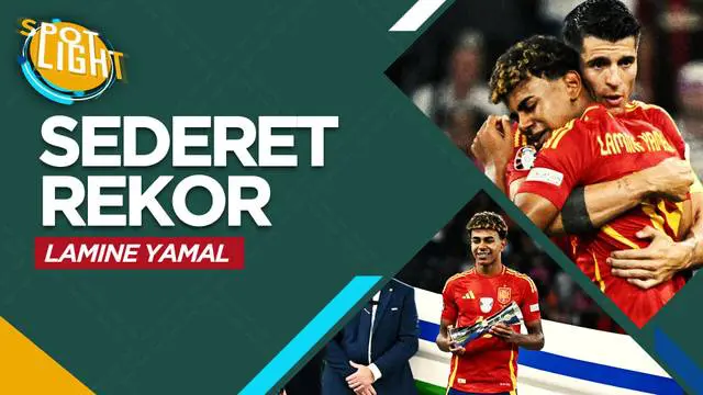 VIDEO: Lamine Yamal Cetak Sederet Rekor Baru di Euro 2024