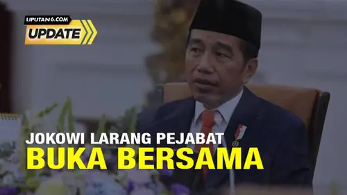 VIDEO: Jokowi Larang Seluruh Pejabat Gelar Acara Buka Bersama