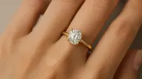 Rekomendasi 7 Model Cincin Emas Berlian 1 Gram, Anggun dan Islami