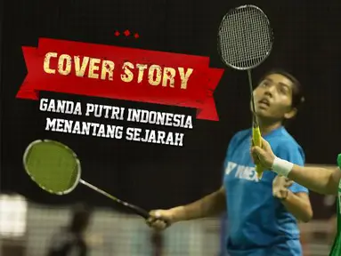 Greysia Polii dan Nitya Krishinda Maheswari berlatih jelang Kejuaraan Dunia BWF 2015 di Pelatnas Cipayung, Jakarta, Kamis (6/8/2015). Pasangan itu bertekad menjadi ganda putri Indonesia pertama yang menjadi juara dunia. (Bola.com/Vitalis Yogi Trisna)