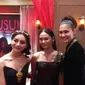 Ersya Aurelia, Hana Mlasan, dan Izabel Jahja dalam acara Press Conference dan Press Screening film Susuk: Kutukaqn Kecantikan pada hari Jumat (25/08/2023). (Liputan6.com/Nadia Nurhaliza