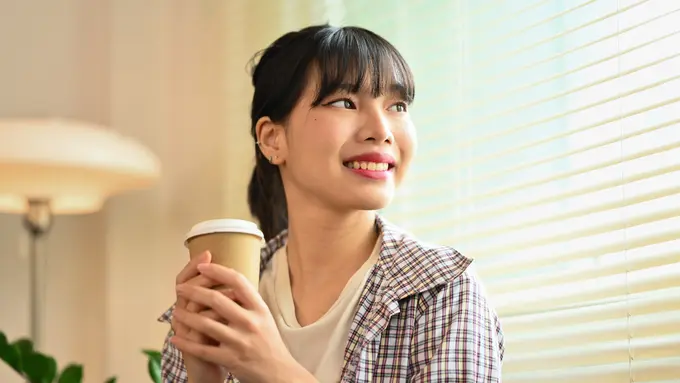 bijaksana kalem bahagia dewasa mandiri baik santai