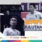 Semifinal Bulutangkis Asian Games 2018. (Bola.com/Dody Iryawan)