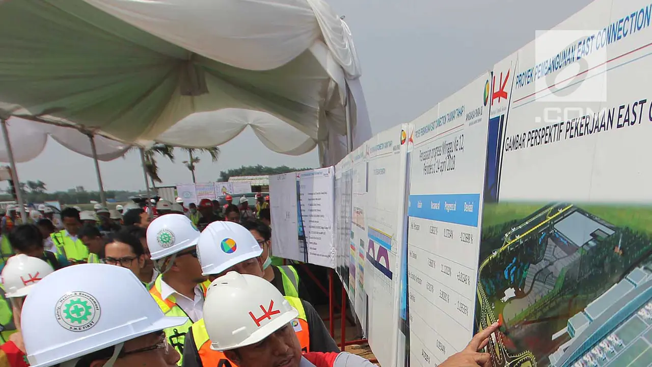 Menhub Tinjau Proyek Pembangunan Landasan Pacu ke-3 Bandara Soekarno-Hatta