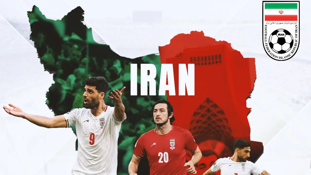 Timnas Iran - Mehdi Taremi, Sardar Azmoun, Alireza Jahanbakhsh