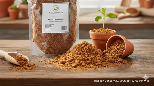Cara Buat Cocopeat Sendiri dari Sabut Kelapa. AI