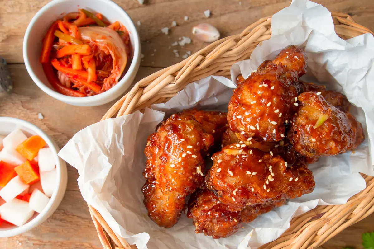 Resep korean spicy chicken wings