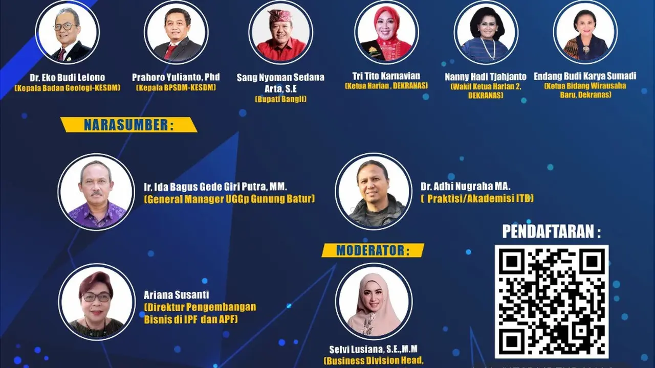 Webinar dan Pelatihan “Strategi Promosi dan Pemasaran Geoproduk di Kawasan UGGp Gunung Batur”.