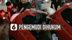 Massa yang terganggu menghukum pengemudi dengan mendekatkan telinga ke knalpot.