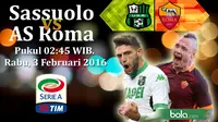 Susunan Pemain Sassuolo Vs AS Roma