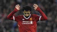 3. Mohamed Salah (Liverpool) - 16 Gol. (AP/Rui Vieira)